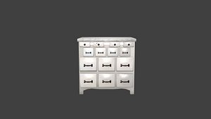 old cabinet 3D model