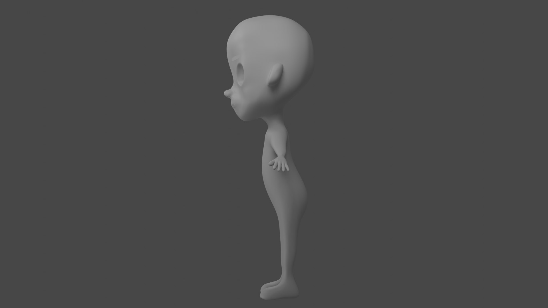 3D Model Child Body Base Mesh TurboSquid 1897325