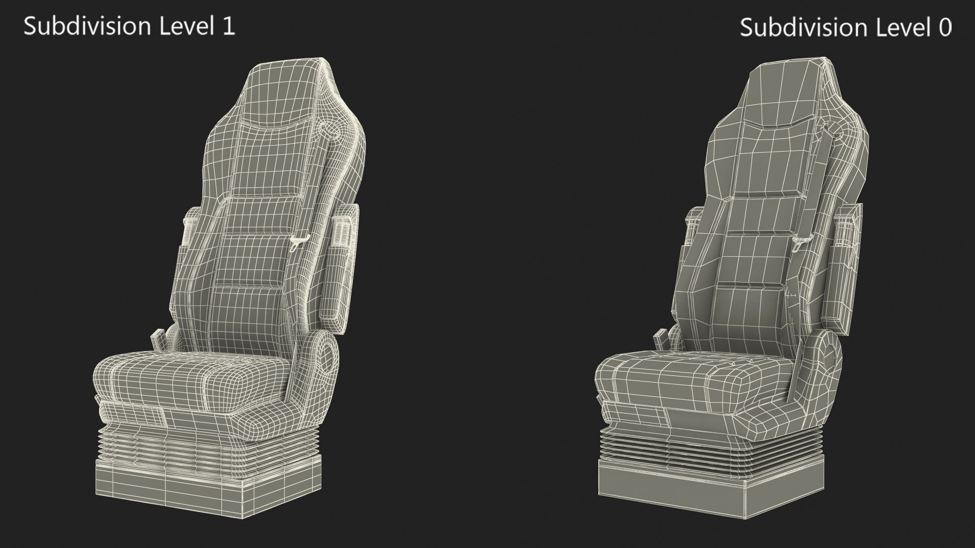 Bus Driver Seat 3D model - TurboSquid 2059868