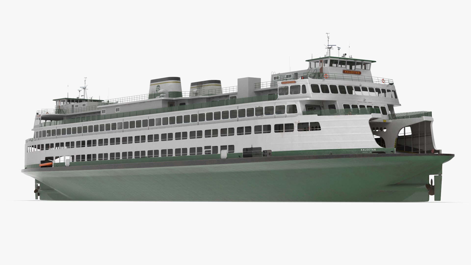 Washington State Ferry Super Class MV Kaleetan 3D model preview