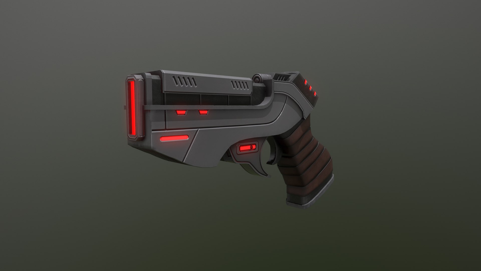 3D Fi Pistol Model - TurboSquid 1644524