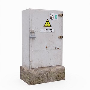 LowPoly electric meter box 2