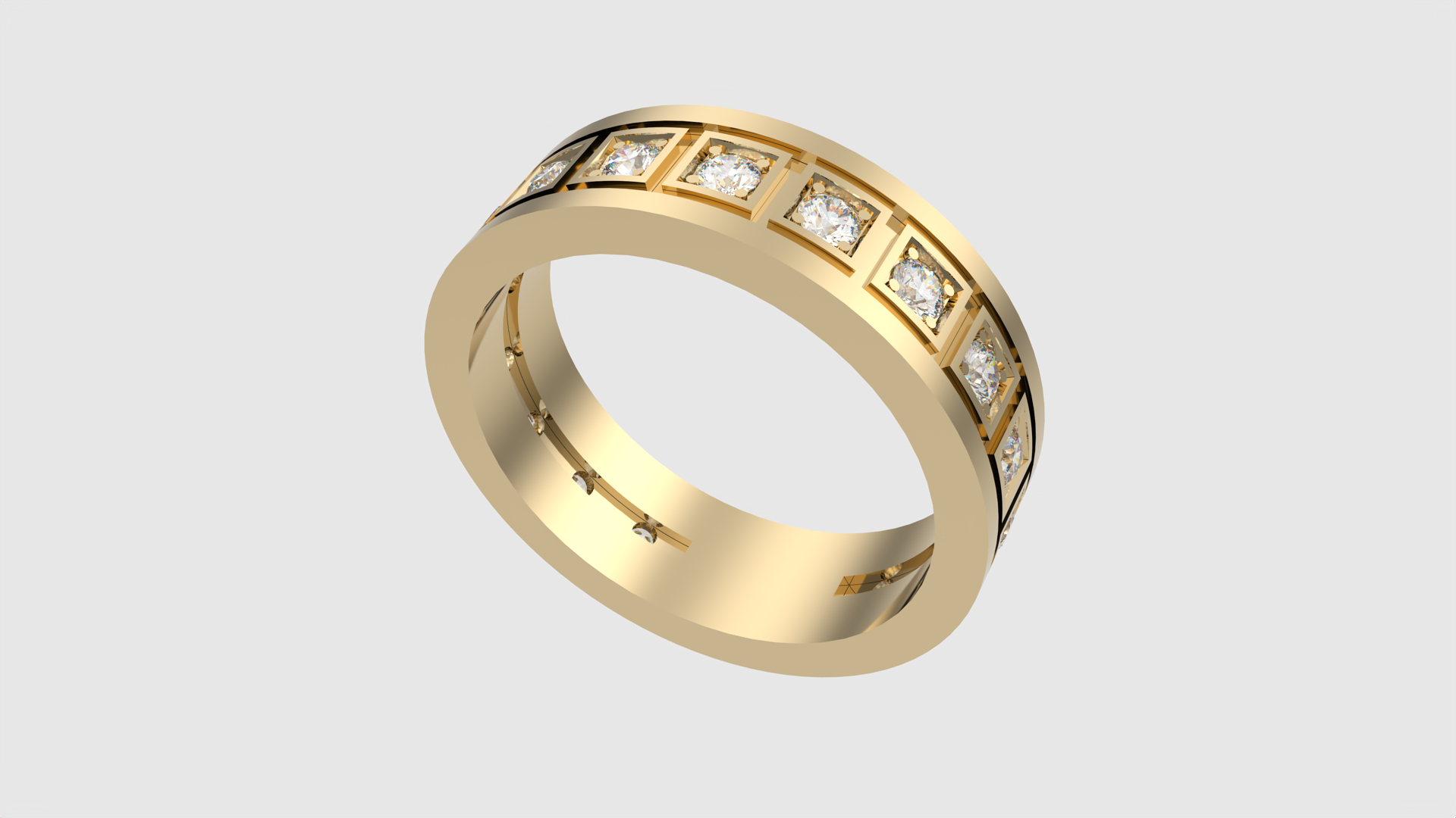 3D Intricate Pattern Wedding Ring JDBCo - TurboSquid 2343462