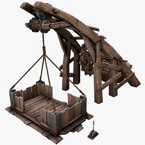Medieval Lift Elevator 3D model