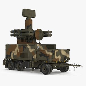 Missile Launch System Crotale NG 3D model