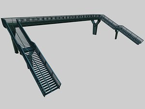 SCIFI-Pedestrian Bridge- Type-1 3D model