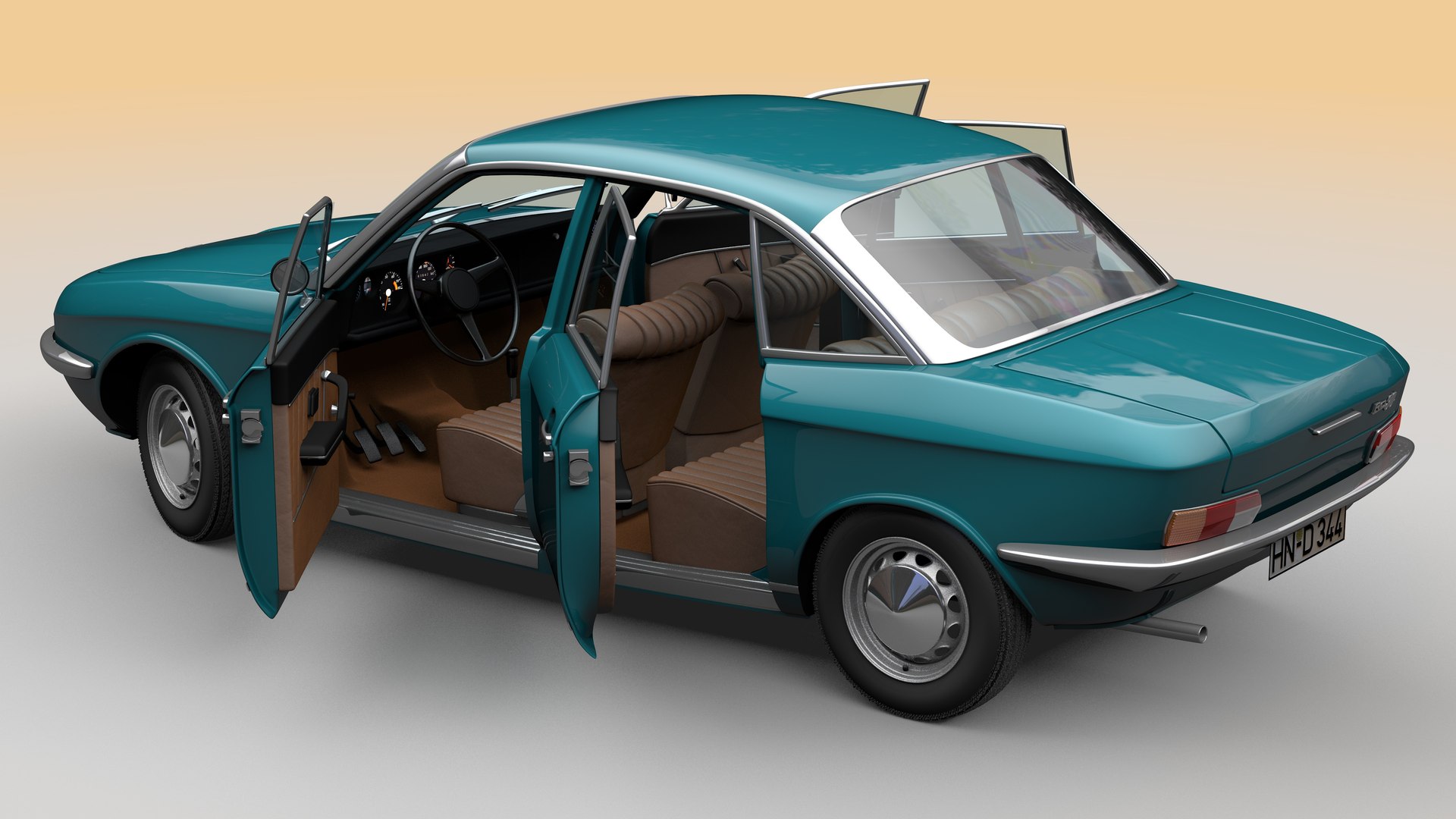 3D NSU Ro 80 1967 - TurboSquid 2066698