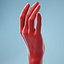 female hand 3D model