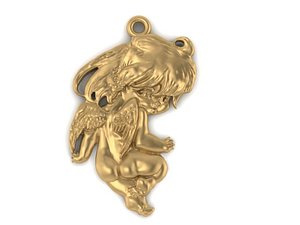 gold silver 3d model