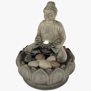 Buddha Illuminated Relaxation Fountain