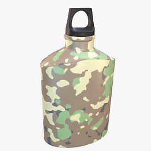3D Flask Canister Camo