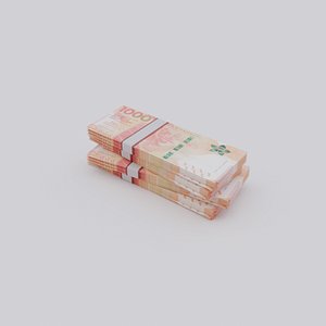 3D 1000 Hong Kong dollar HKD Currency