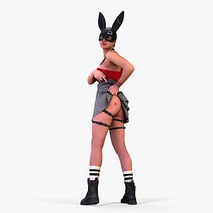 3D Bunny Robber model