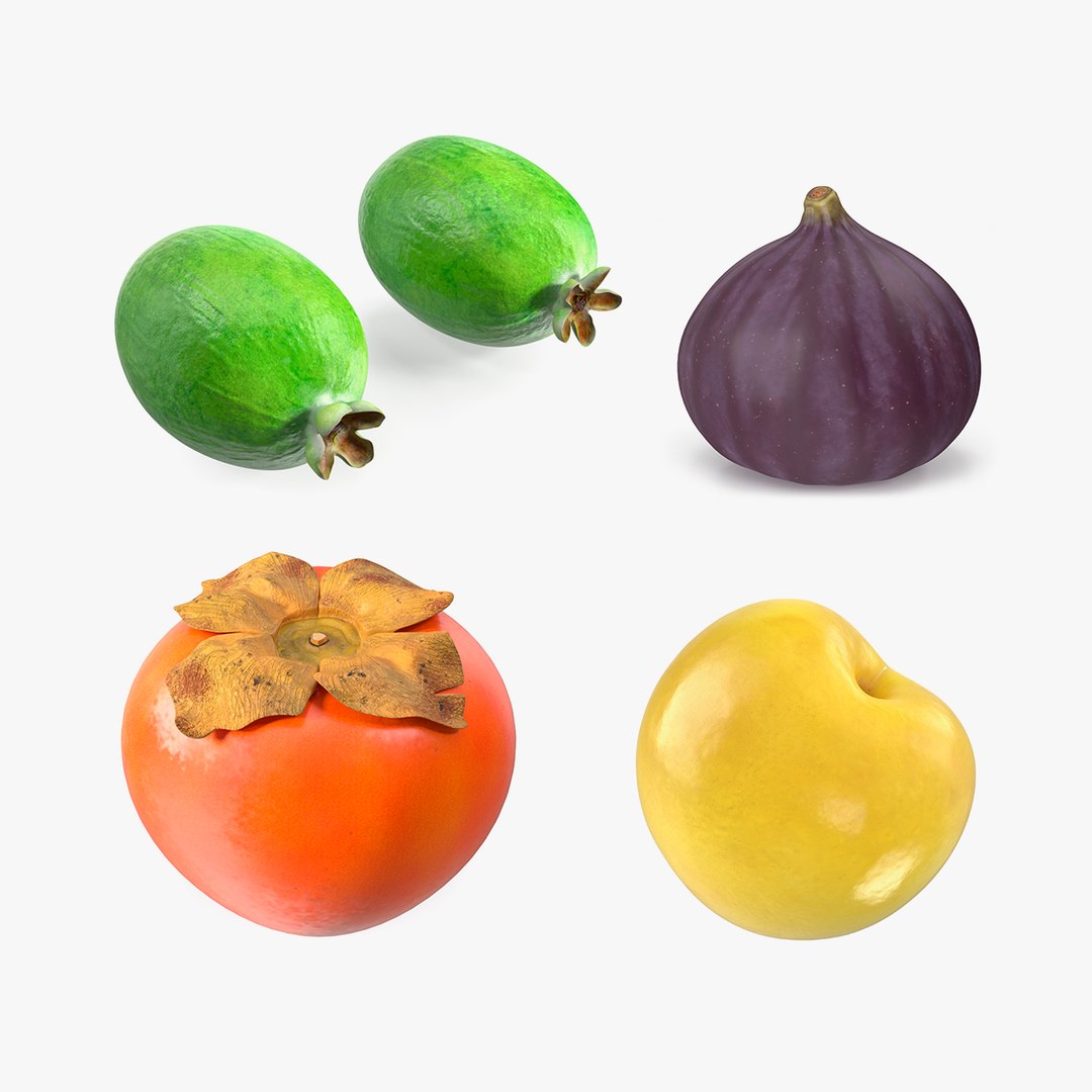 Fruits Collection 12 3D model preview