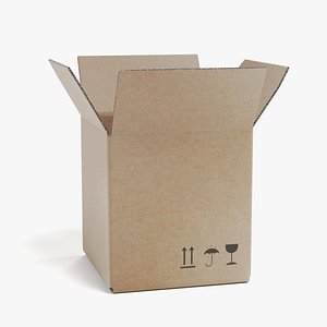 cardboard box 2 3D