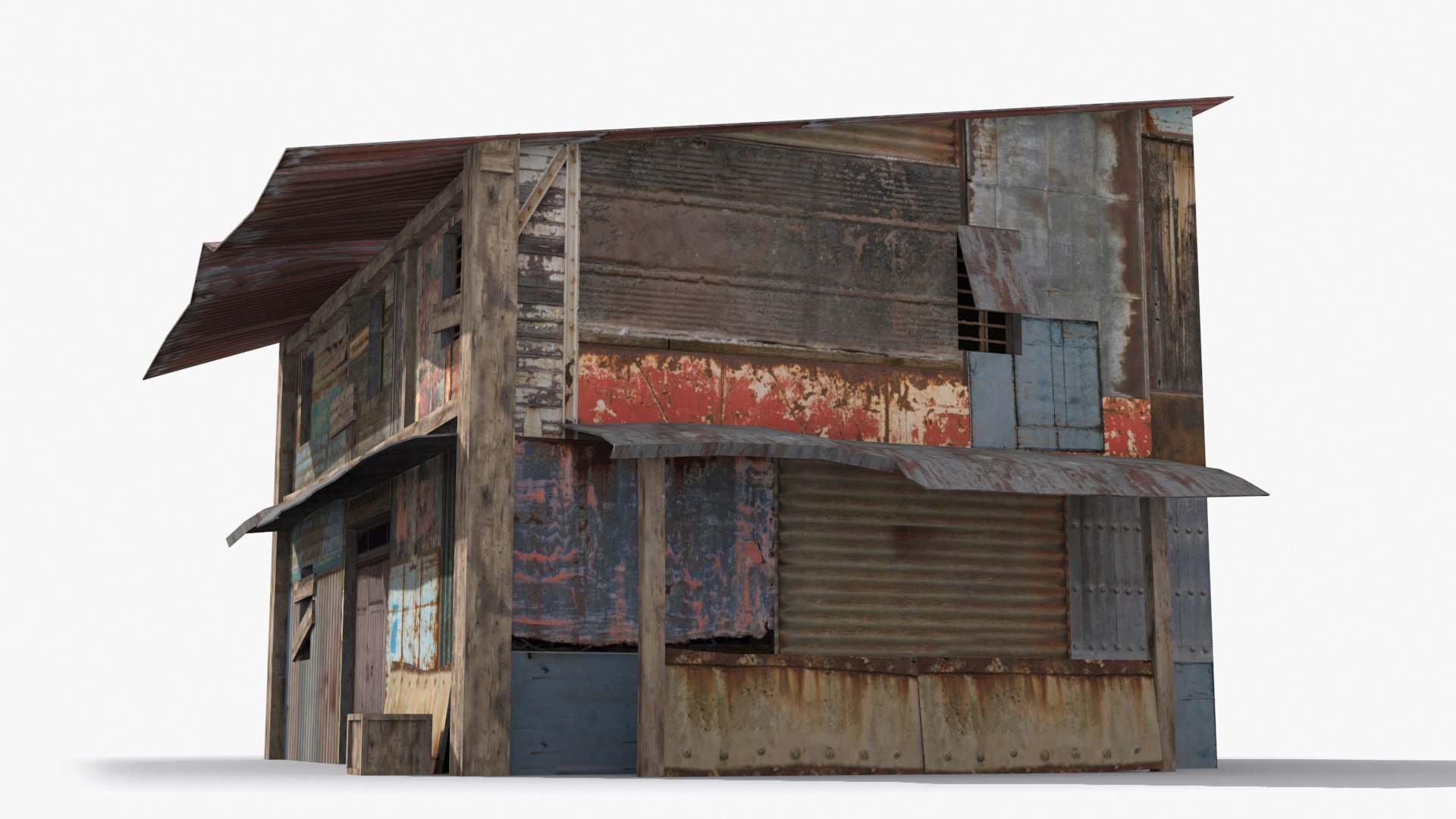 Slum X1 3D Model - TurboSquid 2009216