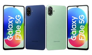 Samsung Galaxy F70e 5G Blue And Green 3D model
