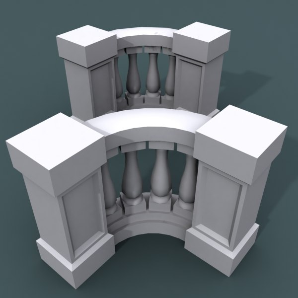 Balustrade 3D Models for Download | TurboSquid