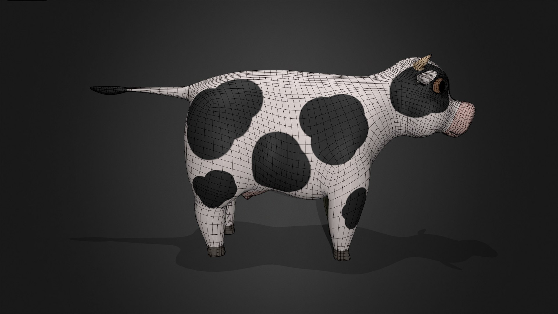 3D Model Asset - Cartoons - Dairy Cow Rigged - TurboSquid 2169465