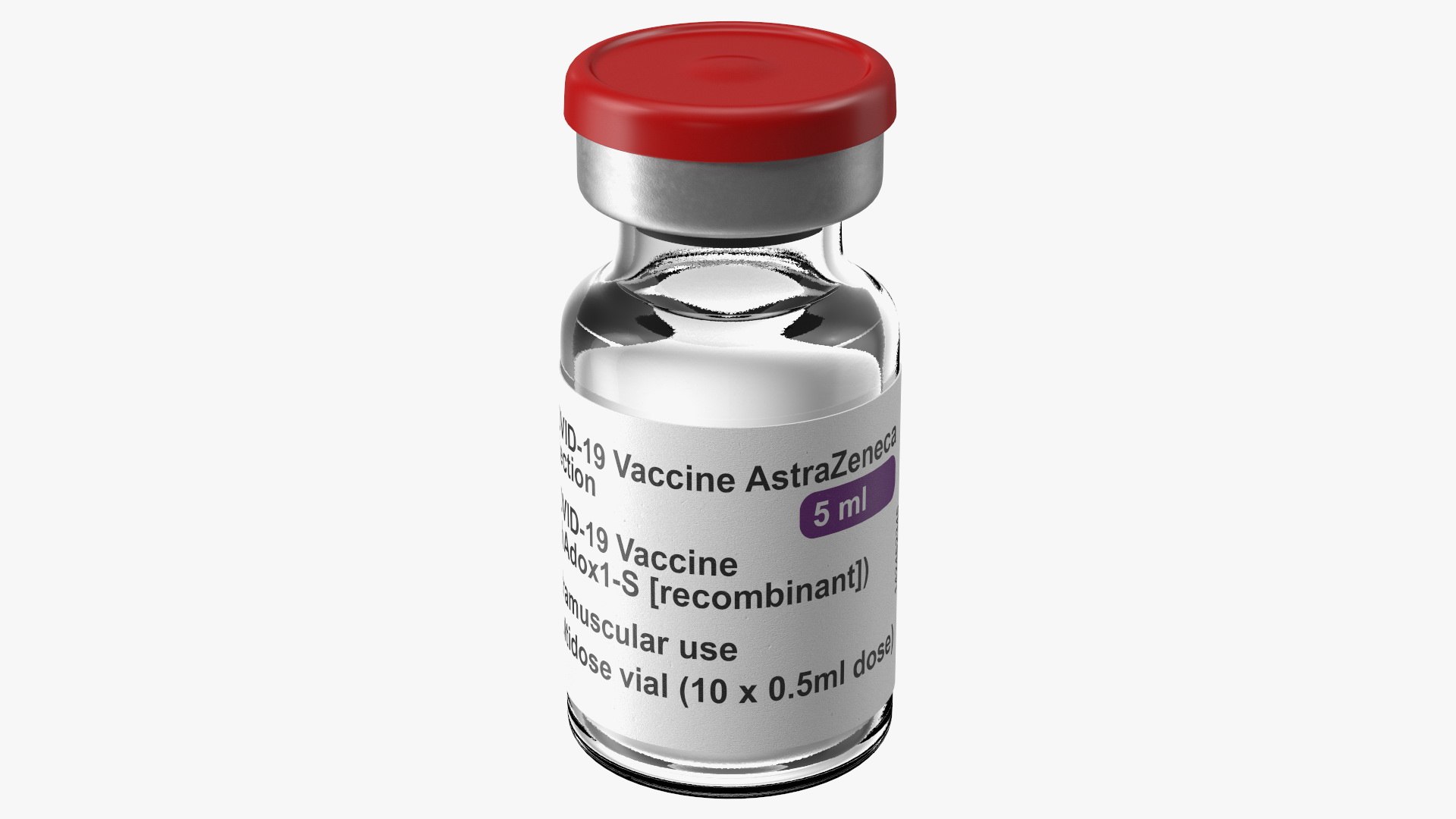 AstraZeneca COVID 19 Vaccine 3D model preview