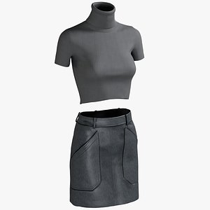 Women's Skirt with TShirt 1