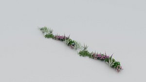 3D Garden Landscape Planting 3D Model-7