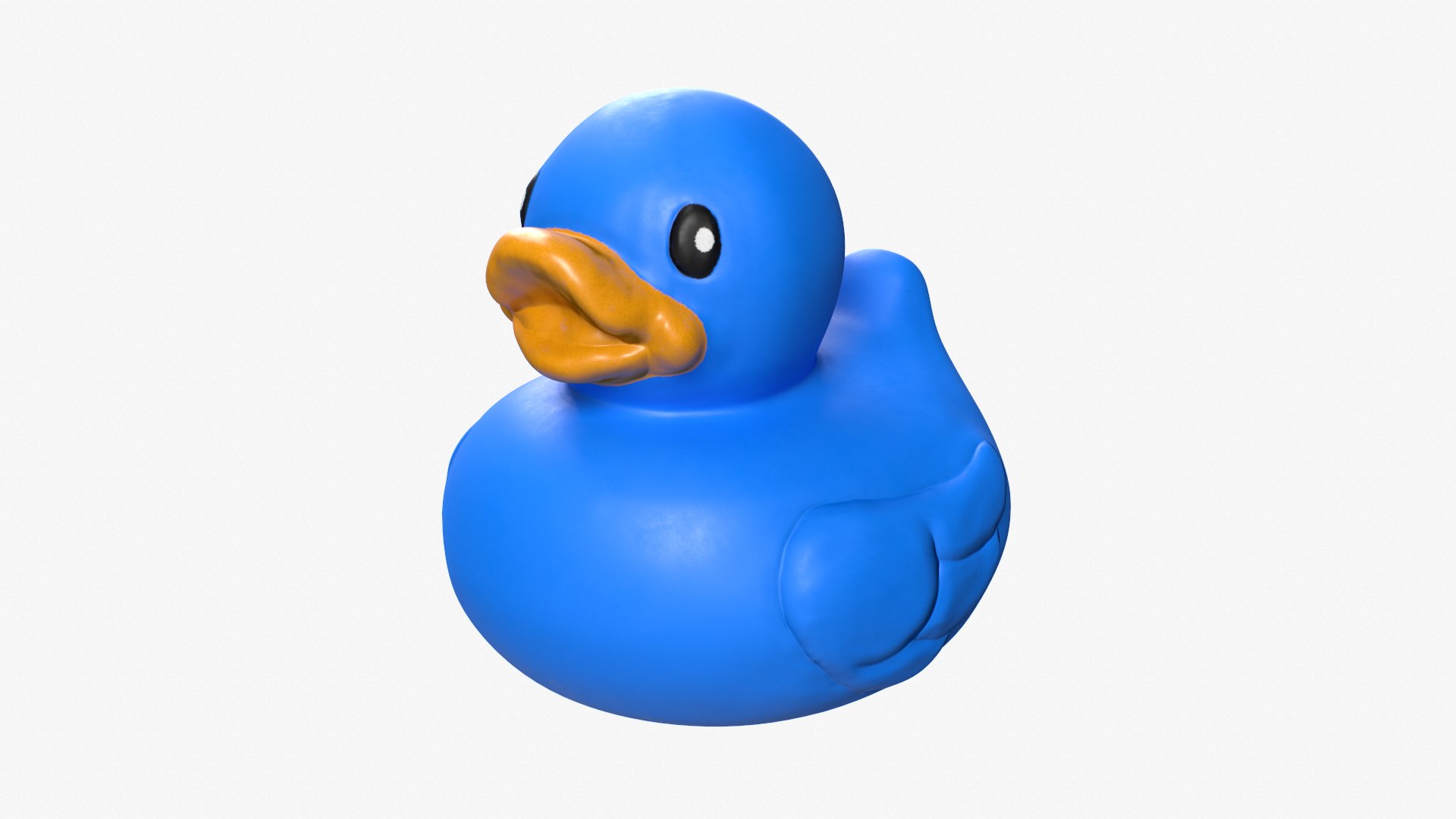 3D Bath Toy Duck Blue Model - TurboSquid 1863596