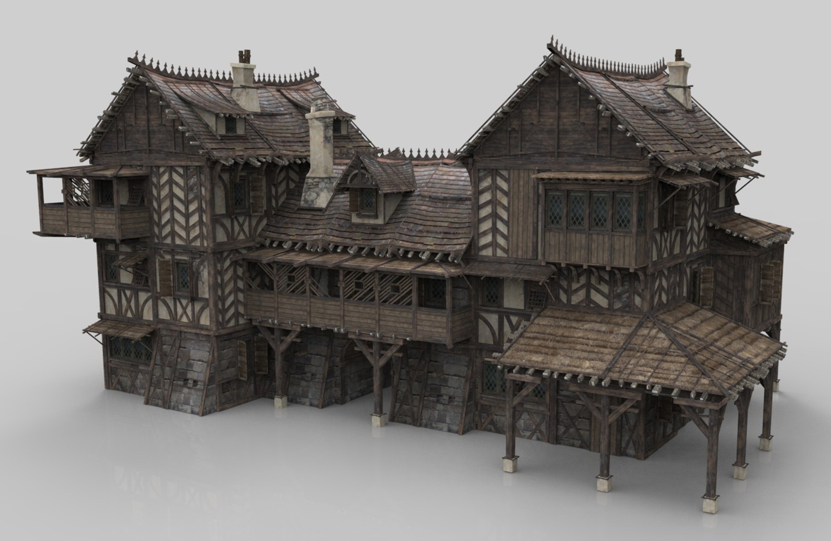 Средневековый дом. Деревянные дома средневековья. Крыши средневековых домов. Средневековый дом концепт.
