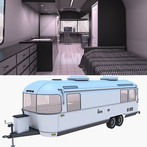 Airstream Caravan Trailer - Interior and Exterior