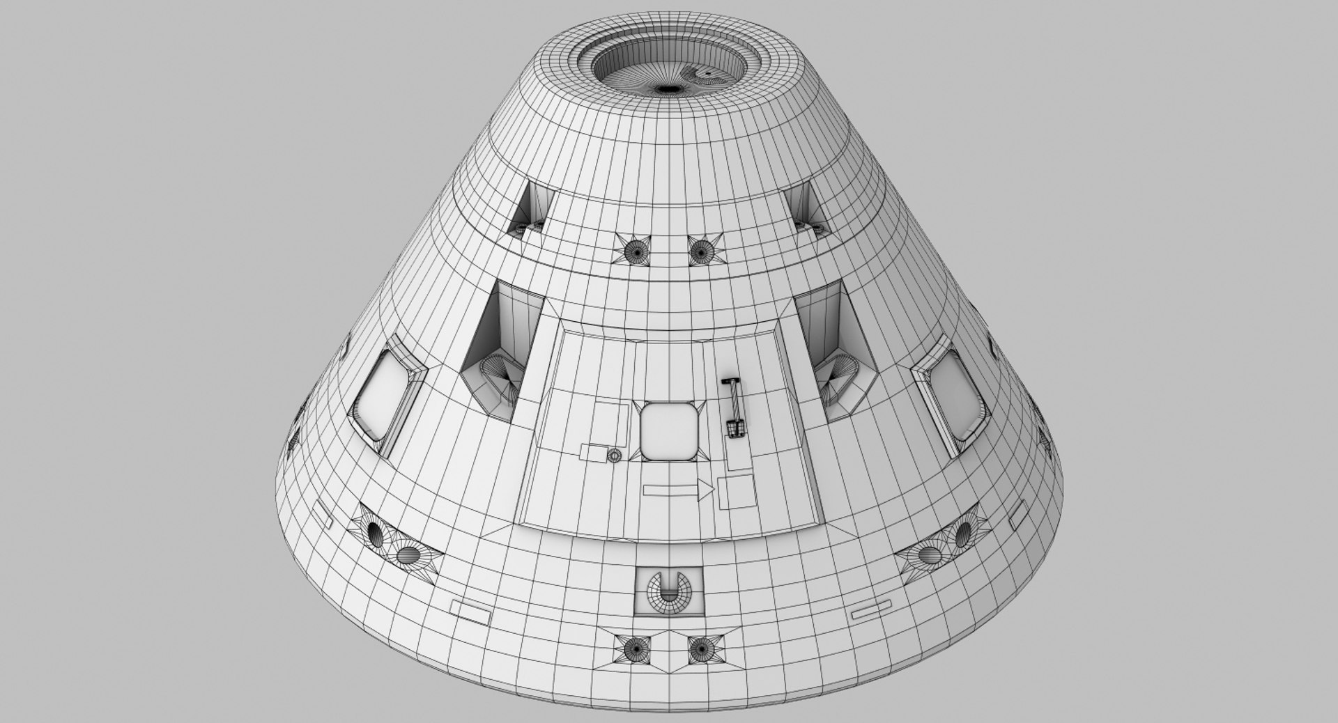 Apollo command module 3D model - TurboSquid 1379101