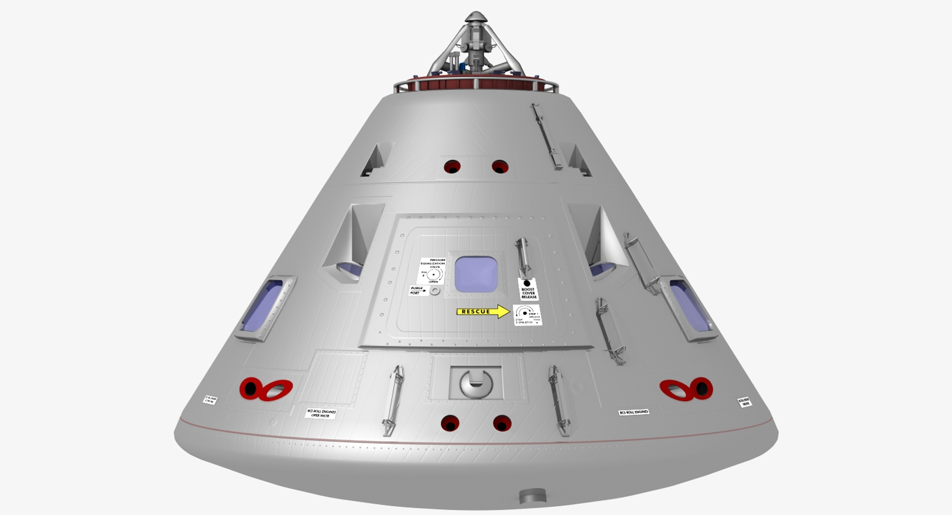 Apollo Command Module 3D Model - TurboSquid 1379101