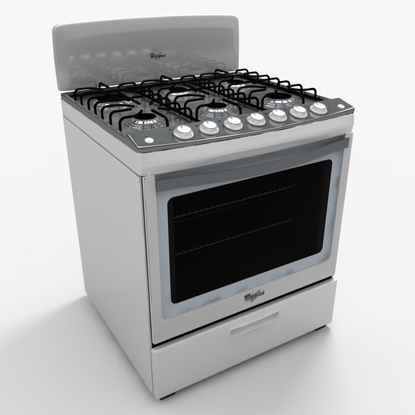 modelo 3d Estufa Whirlpool WNF5050Q - TurboSquid 776299