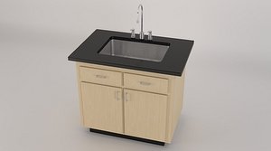 counter medical chemical 3d model