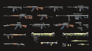 Weapons LowPoly Pack