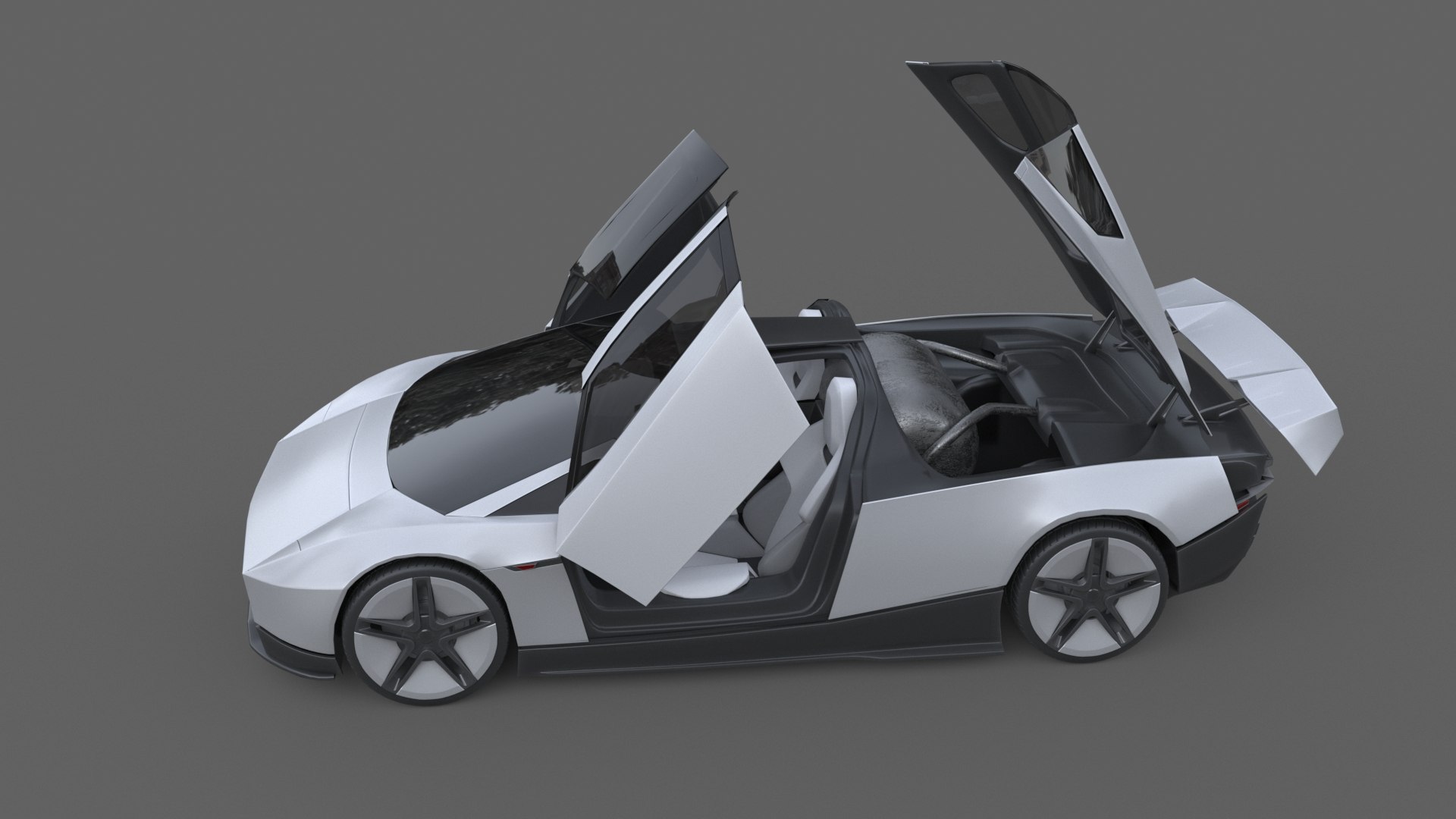 3D Tesla Roadster 2028 Concept - TurboSquid 2640915
