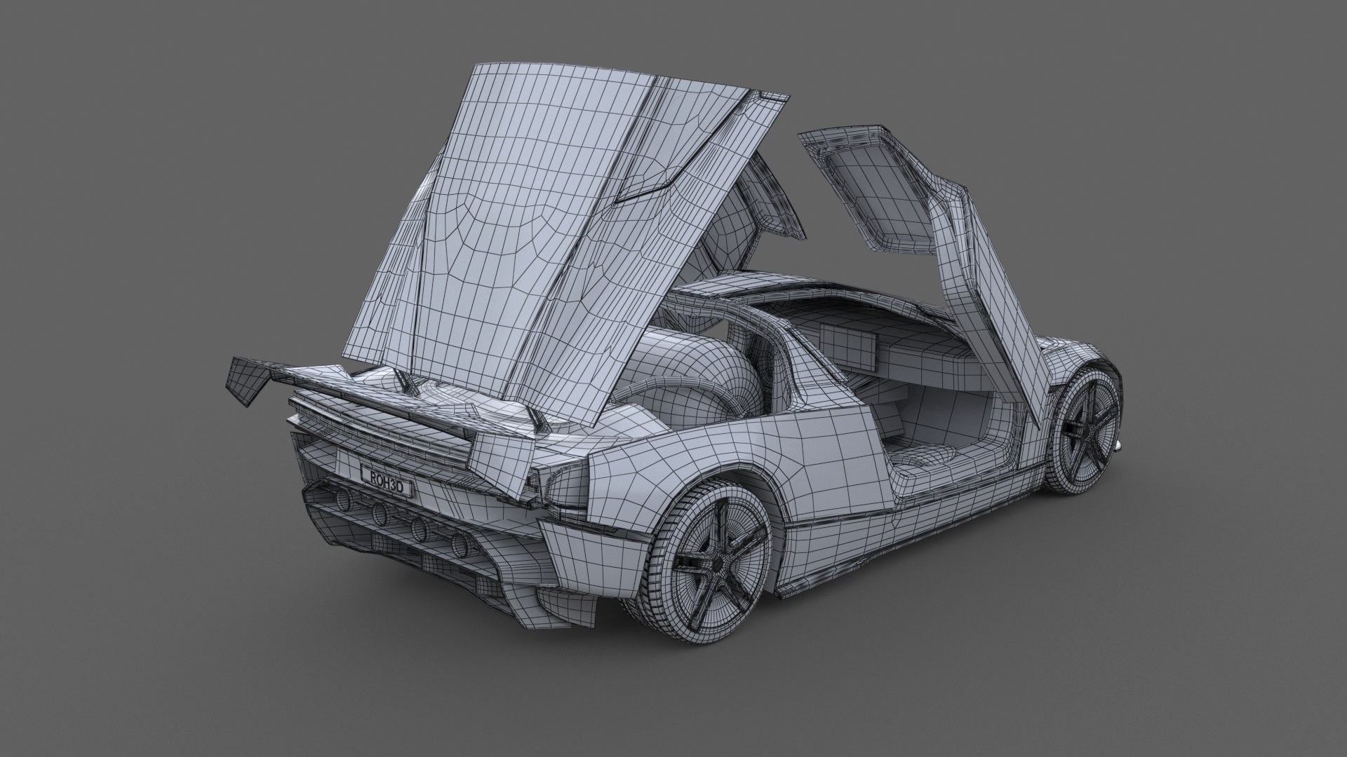 3D Tesla Roadster 2028 Concept - TurboSquid 2640915
