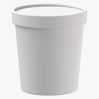 Ice Cream Type 01 16oz Blank Blueberry Strawberry and Plain Label