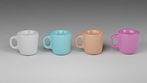 cup for tea and coffee 3D model