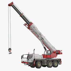 compact mobile crane rigged max