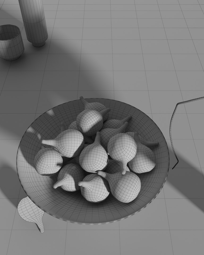 3D Vase Decorative Set - TurboSquid 2144412