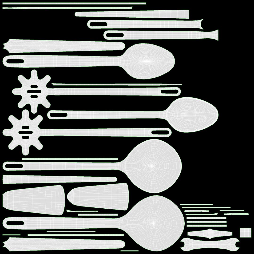 Kitchen 5-piece utensil set 3D model https://p.turbosquid.com/ts-thumb/dt/zGK5q8/JZ/uvw_plastic/jpg/1622360938/1920x1080/fit_q87/5d1482acb1b89c4827b5a05fb56f344c7bdc37af/uvw_plastic.jpg