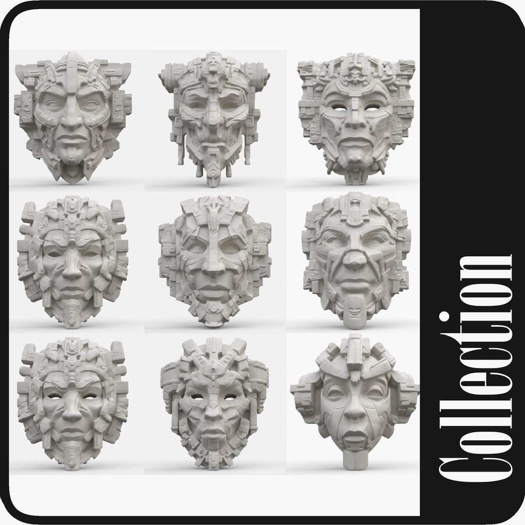 Collection 6 Aztec Masks 3D model https://p.turbosquid.com/ts-thumb/du/3QOwgB/GO/collection_6/jpg/1710234858/1920x1080/fit_q87/84afcb08ebc917a7ca0a189dd8a11d4d3b5c5fc3/collection_6.jpg