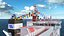 Ore Carrier Ship Loaded