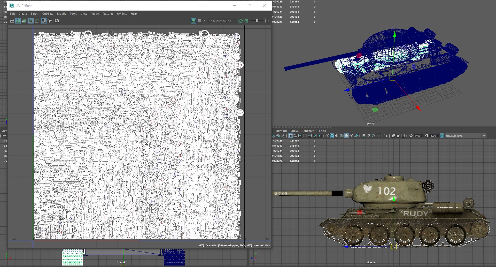 3D model t 34 rudy - TurboSquid 1666407