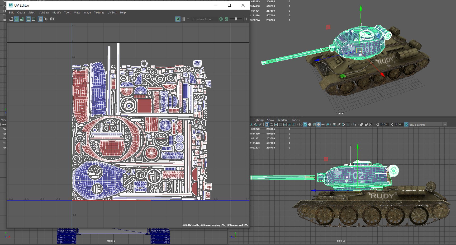 3D model t 34 rudy - TurboSquid 1666407