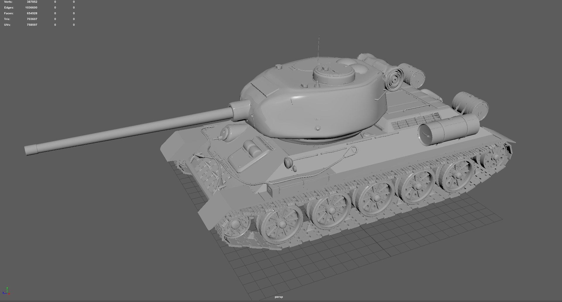 3D model t 34 rudy - TurboSquid 1666407