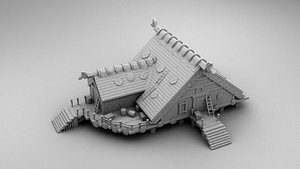 3D vikings house