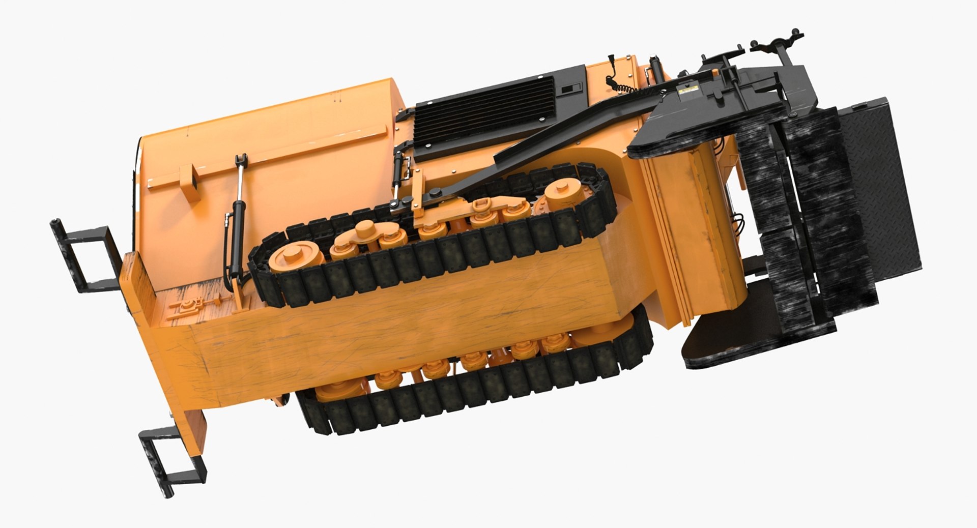 Road machinery rigged machine 3D model - TurboSquid 1573921