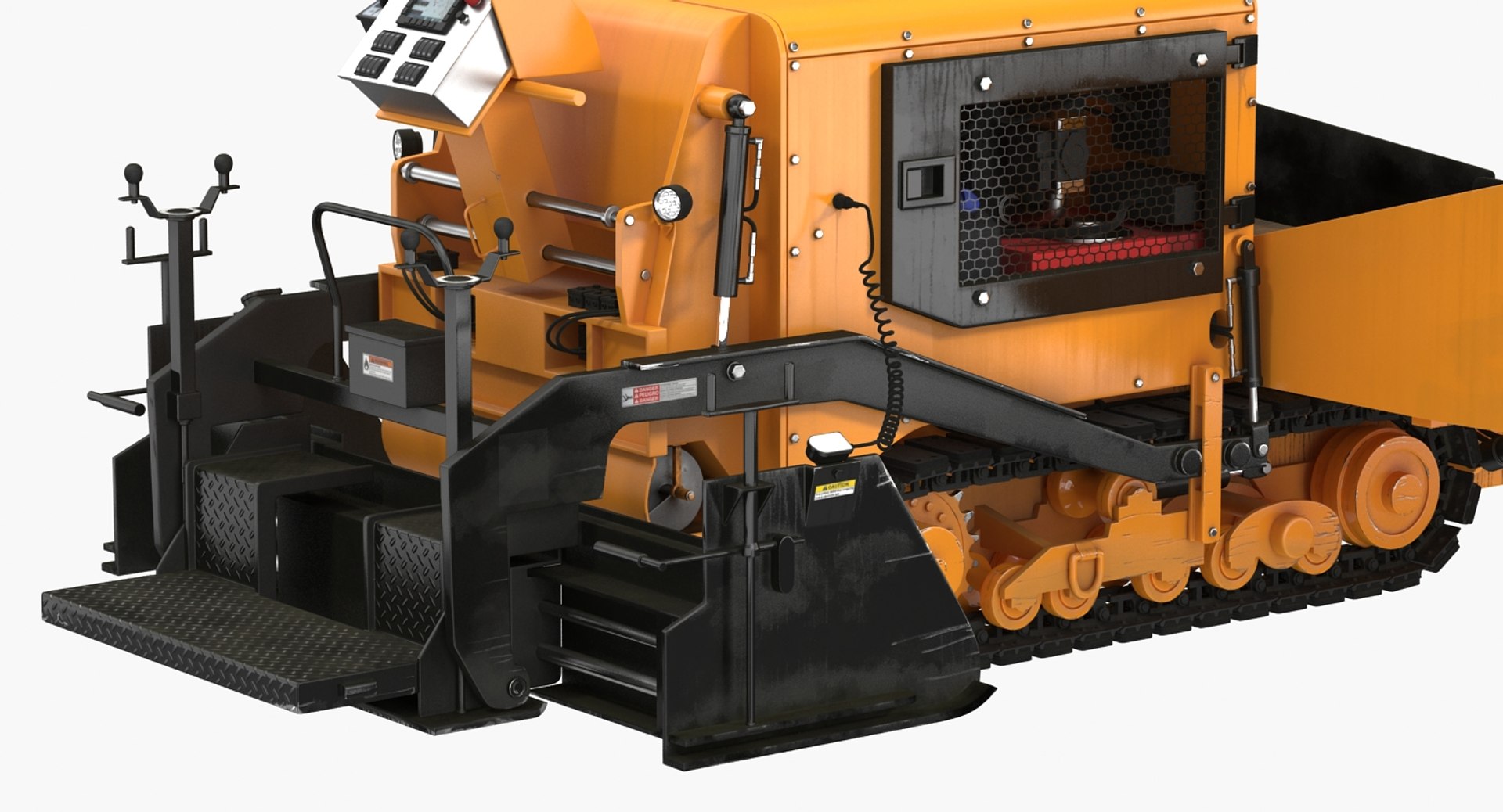 Road machinery rigged machine 3D model - TurboSquid 1573921