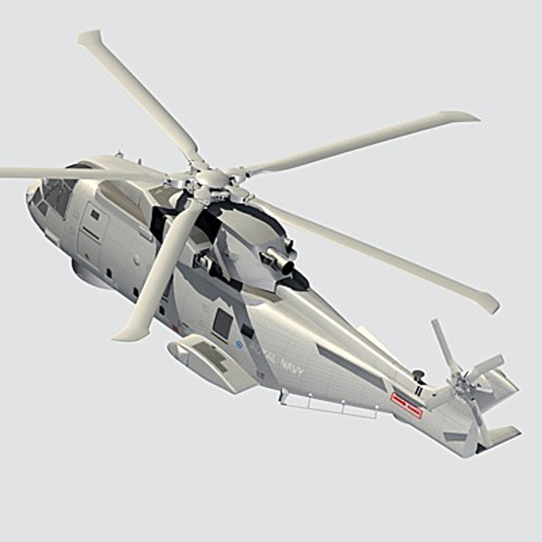 Ehi Eh-101 Merlin Helicopter C4d